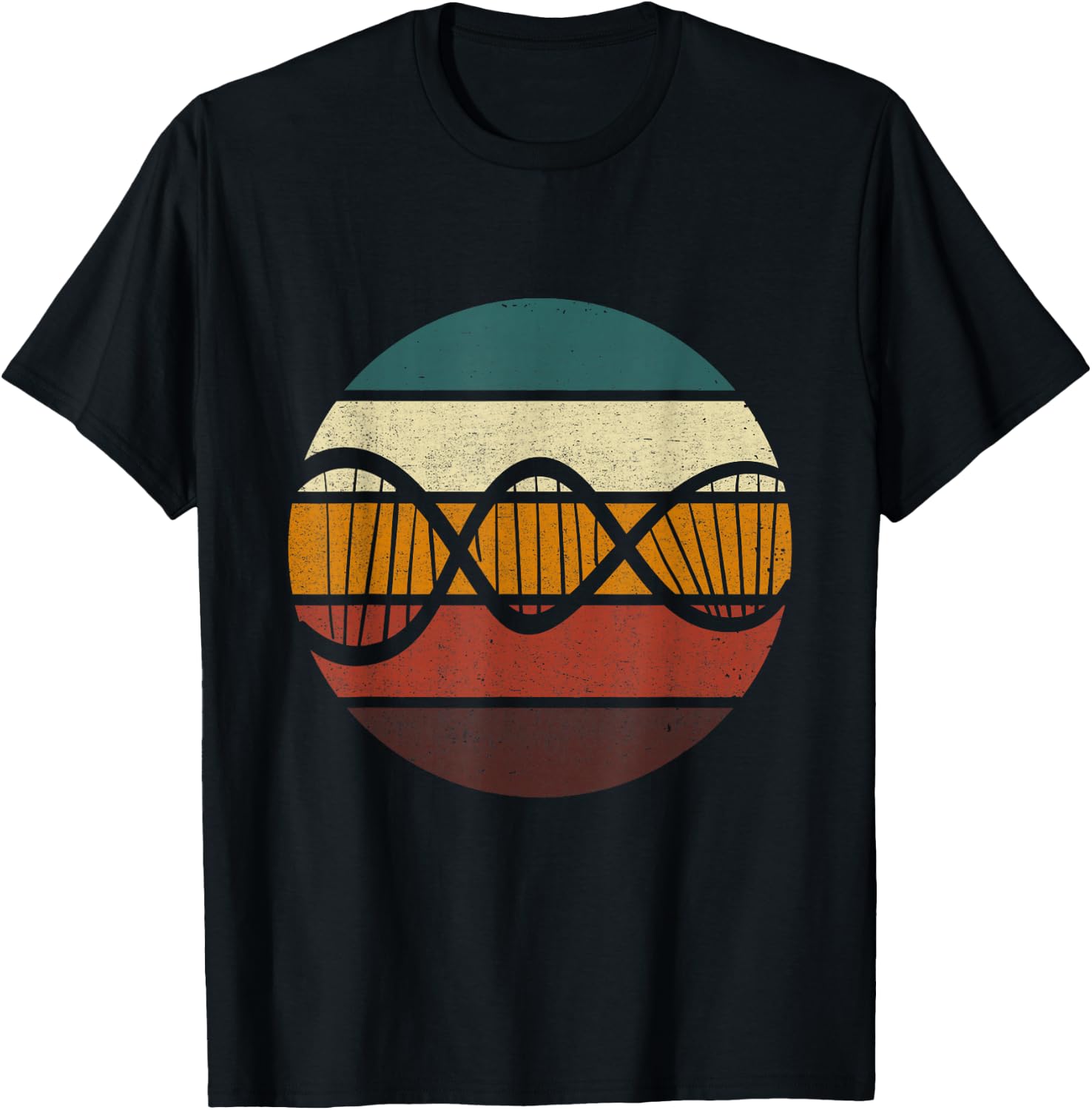 Biochemist Retro DNA Vintage Biochemistry Microbiologist T-Shirt - T-Shirt | Black