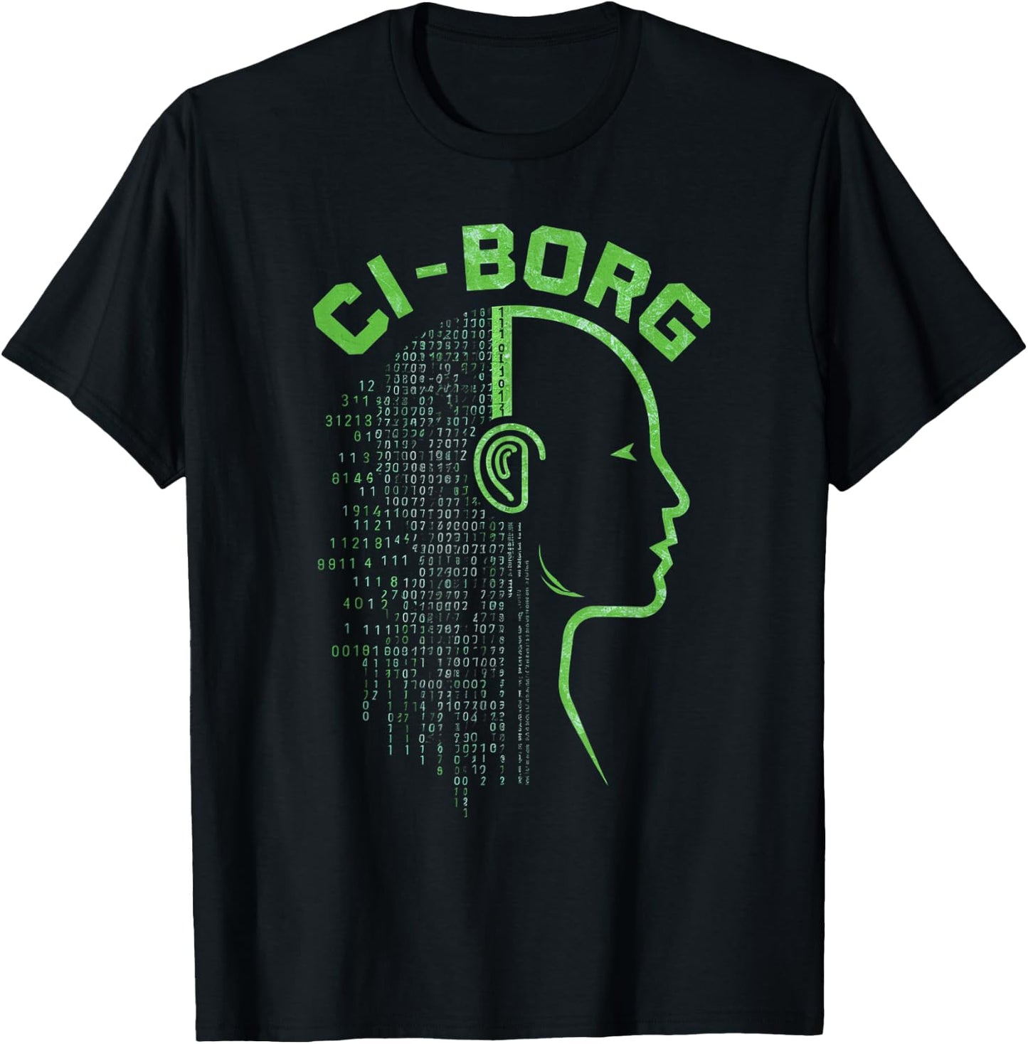 Cochlear Implant Awareness Hearing Loss T-Shirt - T-Shirt | Black