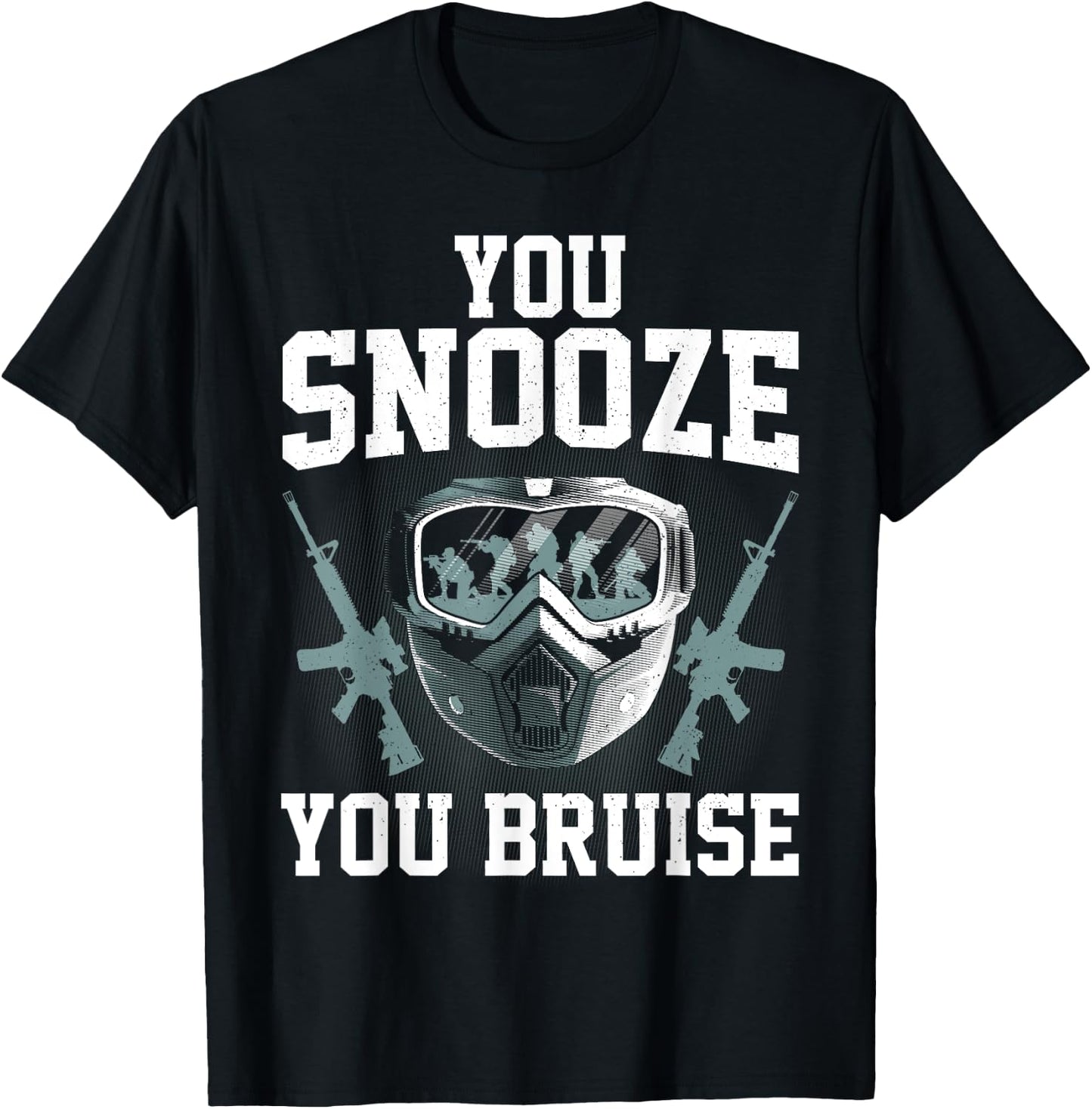 Funny Airsoft Art Women Airsoft Player Airsoft Gear T-Shirt - T-Shirt | Black