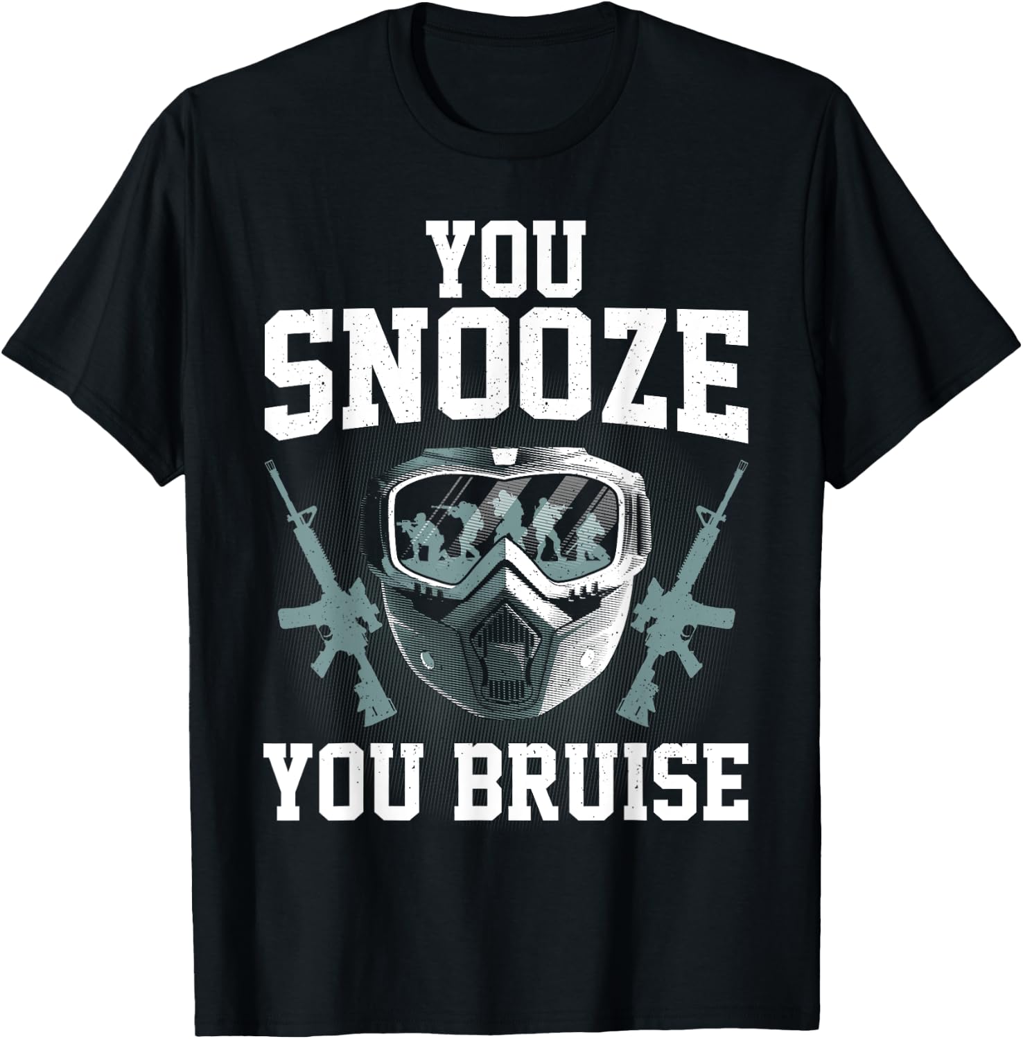 Funny Airsoft Art Women Airsoft Player Airsoft Gear T-Shirt - T-Shirt | Black