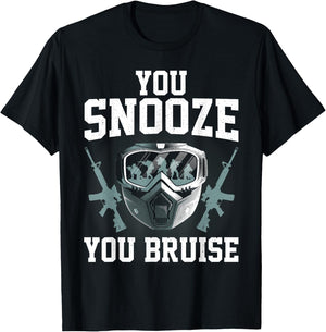Funny Airsoft Art Women Airsoft Player Airsoft Gear T-Shirt - T-Shirt | Black