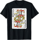 Joker Deck of Playing Cards Vintage Retro Style T-Shirt - T-Shirt | Black