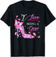 I Love Being A Gigi High Heel Butterfly Grandma Women T-Shirt - T-Shirt | Black