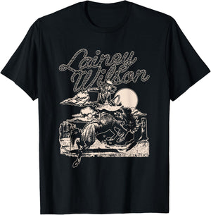 Lainey Wilson - Horse T-Shirt - T-Shirt | Black
