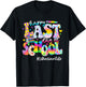 Happy Last Day Of School Librarian Life Tie Dye T-Shirt - T-Shirt | Black