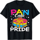 Pansexual Pride Funny Pan Cake T-Shirt - T-Shirt | Black