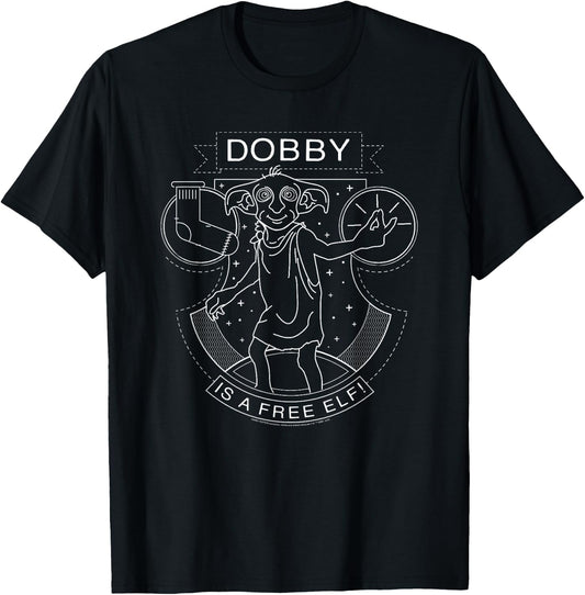 Harry Potter Dobby The Free Elf T-Shirt - T-Shirt | Black