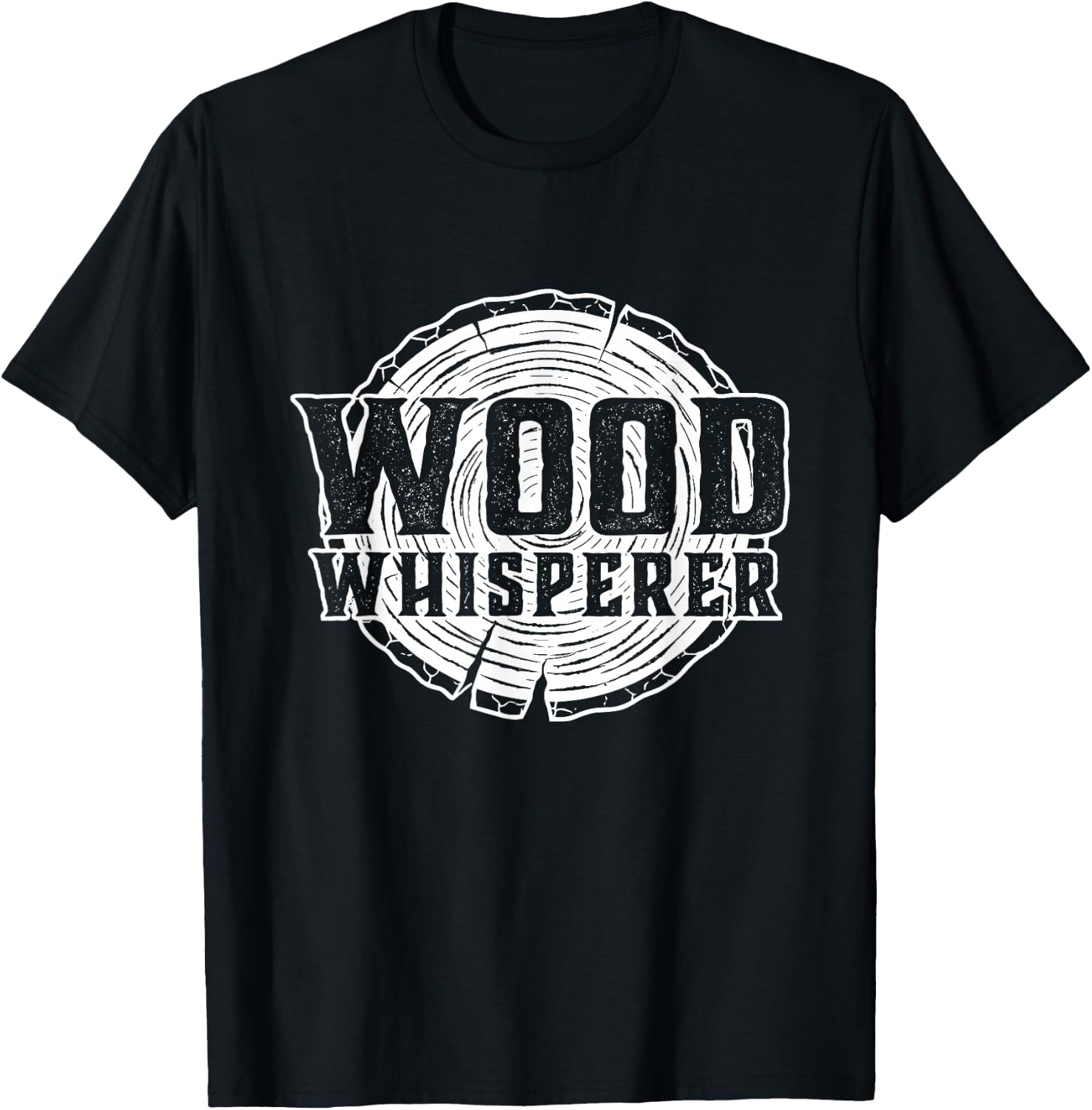 Wood Whisperer - Woodworking Carpenter Woodworker T-Shirt - T-Shirt | Black