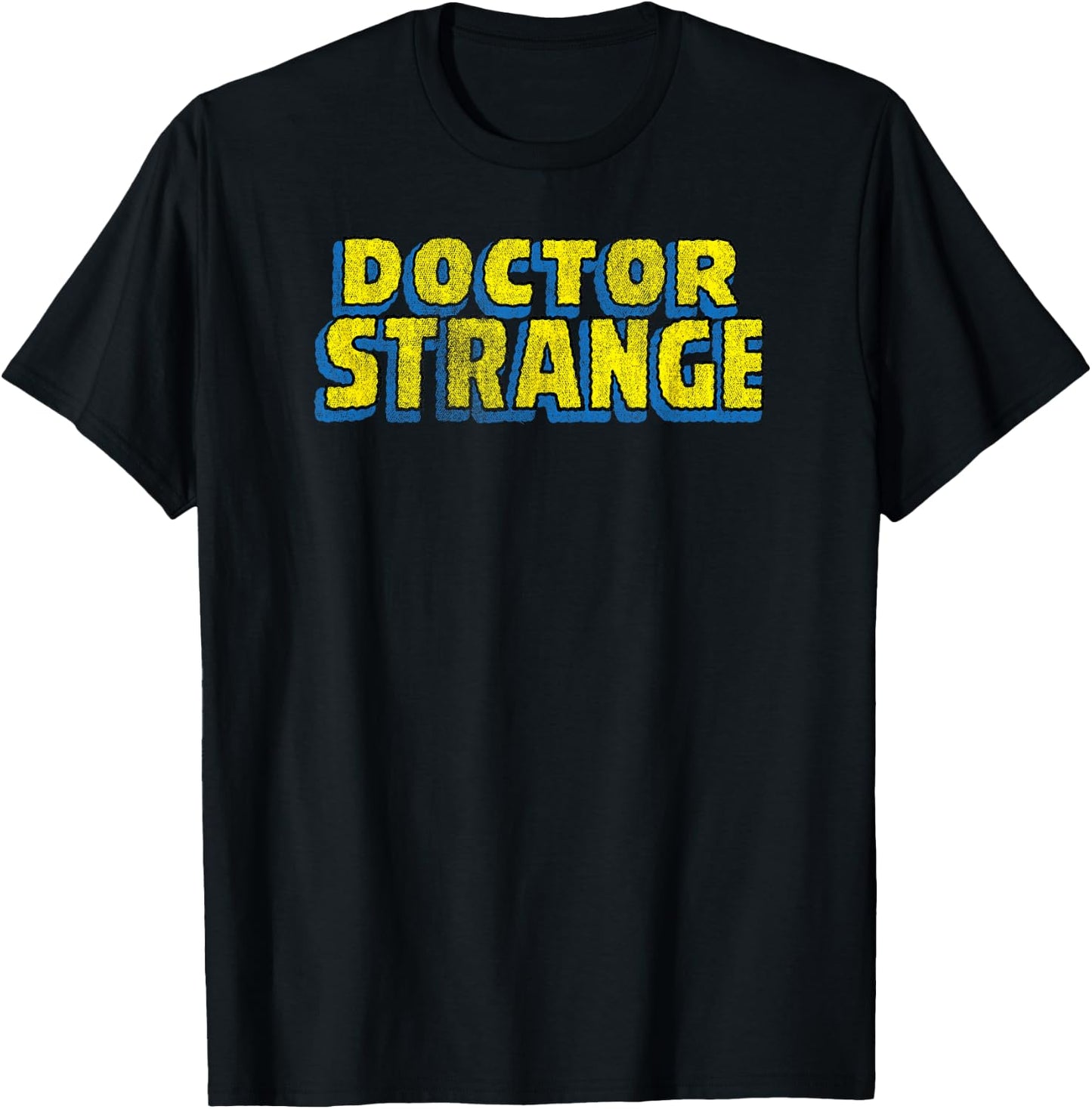 Marvel Doctor Strange Classic Distressed Logo T-Shirt - T-Shirt | Black