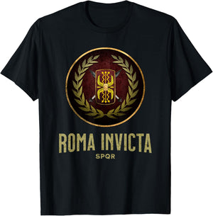 Roma Invicta SPQR Roman Legionary T-Shirt - T-Shirt | Black