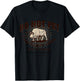 Devils Tower National Monument Wyoming Funny Bison T-Shirt - T-Shirt | Black