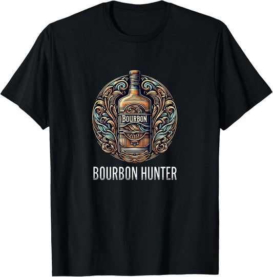Bourbon Hunter - Vintage Style T-Shirt - T-Shirt | Black