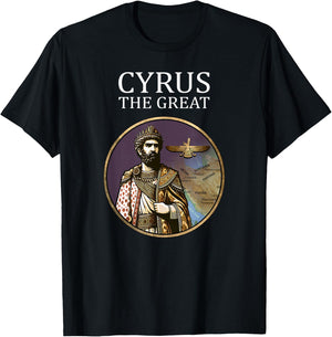 Cyrus the Great Achaemenid Persian King T-Shirt - T-Shirt | Black