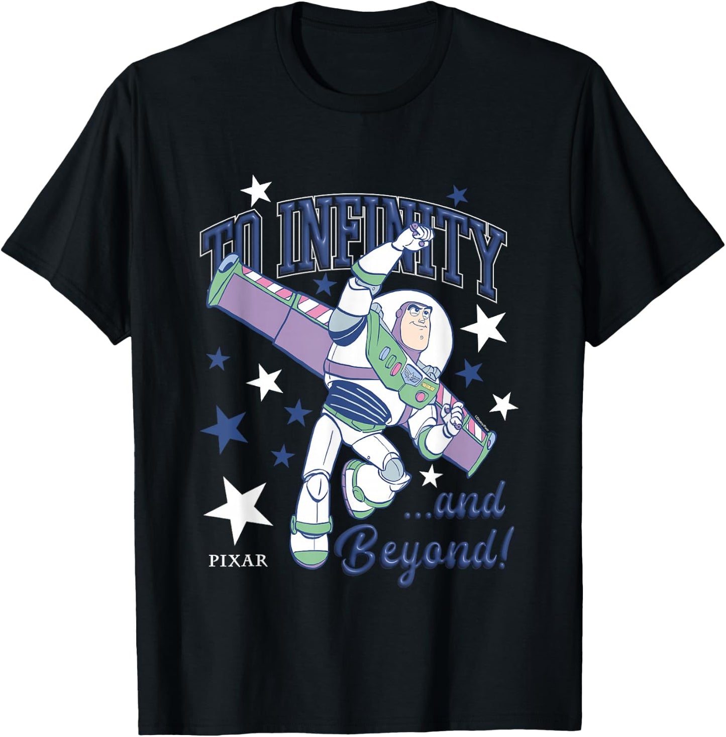 Disney Pixar Toy Story to Infinity and Beyond Buzz Lightyear T-Shirt - T-Shirt | Black