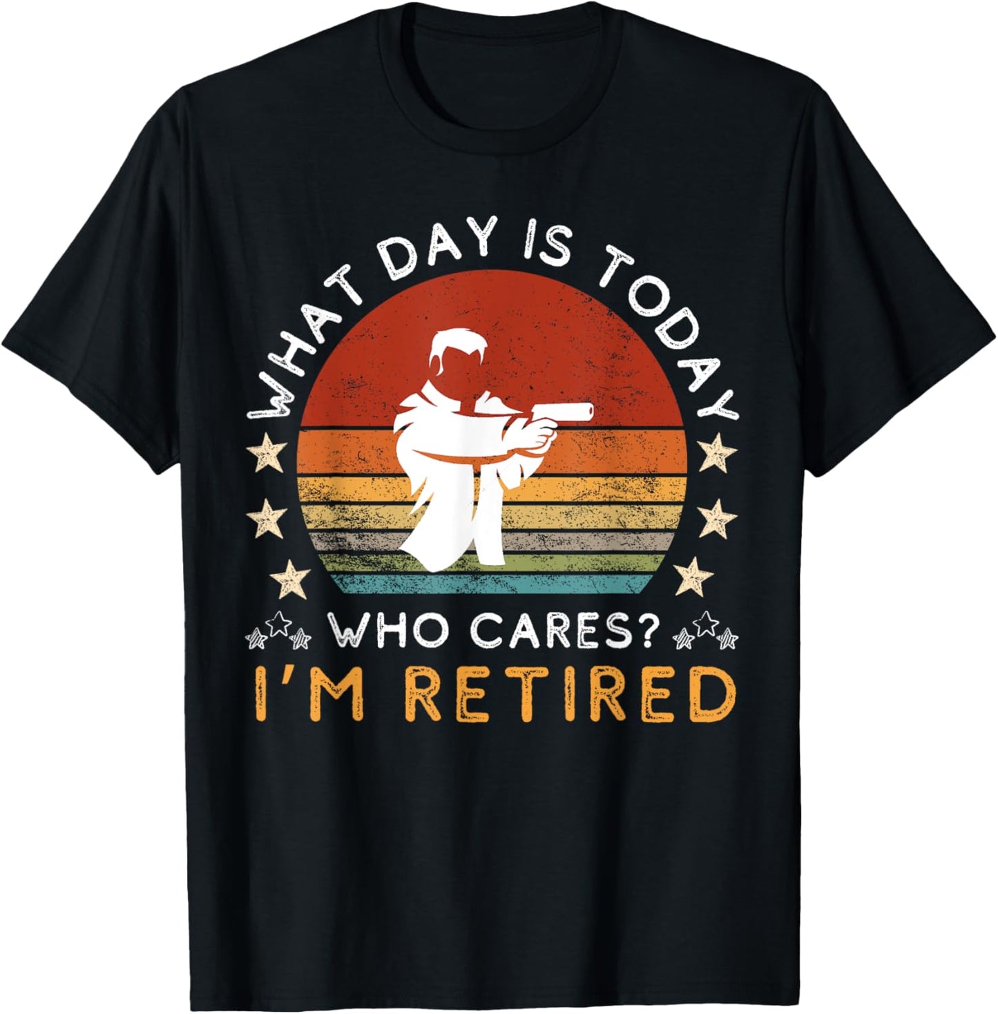 Humorous 'retired Shooting' for Gun Enthusiasts T-Shirt - T-Shirt | Black