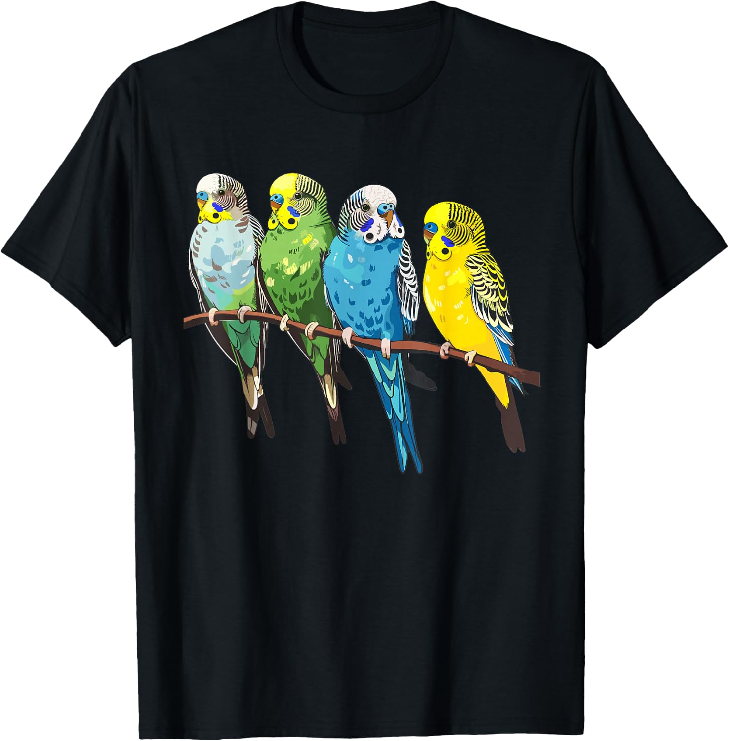 Budgie T-Shirt - T-Shirt | Black
