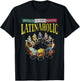 Latinaholic Addition Awareness Latina Lovers Meme Outfit T-Shirt - T-Shirt | Black
