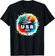 USA 2028 Go United States Sport USA Team 2028 USA T-Shirt - T-Shirt | Black