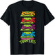 Teenage Mutant Ninja Turtles Paneled Faces T-Shirt - T-Shirt | Black