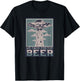 Ufo Abduction Beer Lovers Funny Alien Spacecraft T-Shirt - T-Shirt | Black