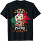 Dia De Los Muertos Monkey T-Shirt - T-Shirt | Black