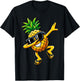 Dabbing Pineapple Sunglasses Hawaiian Aloha Beaches Hawaii T-Shirt - T-Shirt | Black