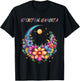 Spiritual Gangsta Floral Moon Yoga Meditation Mandala T-Shirt - T-Shirt | Black