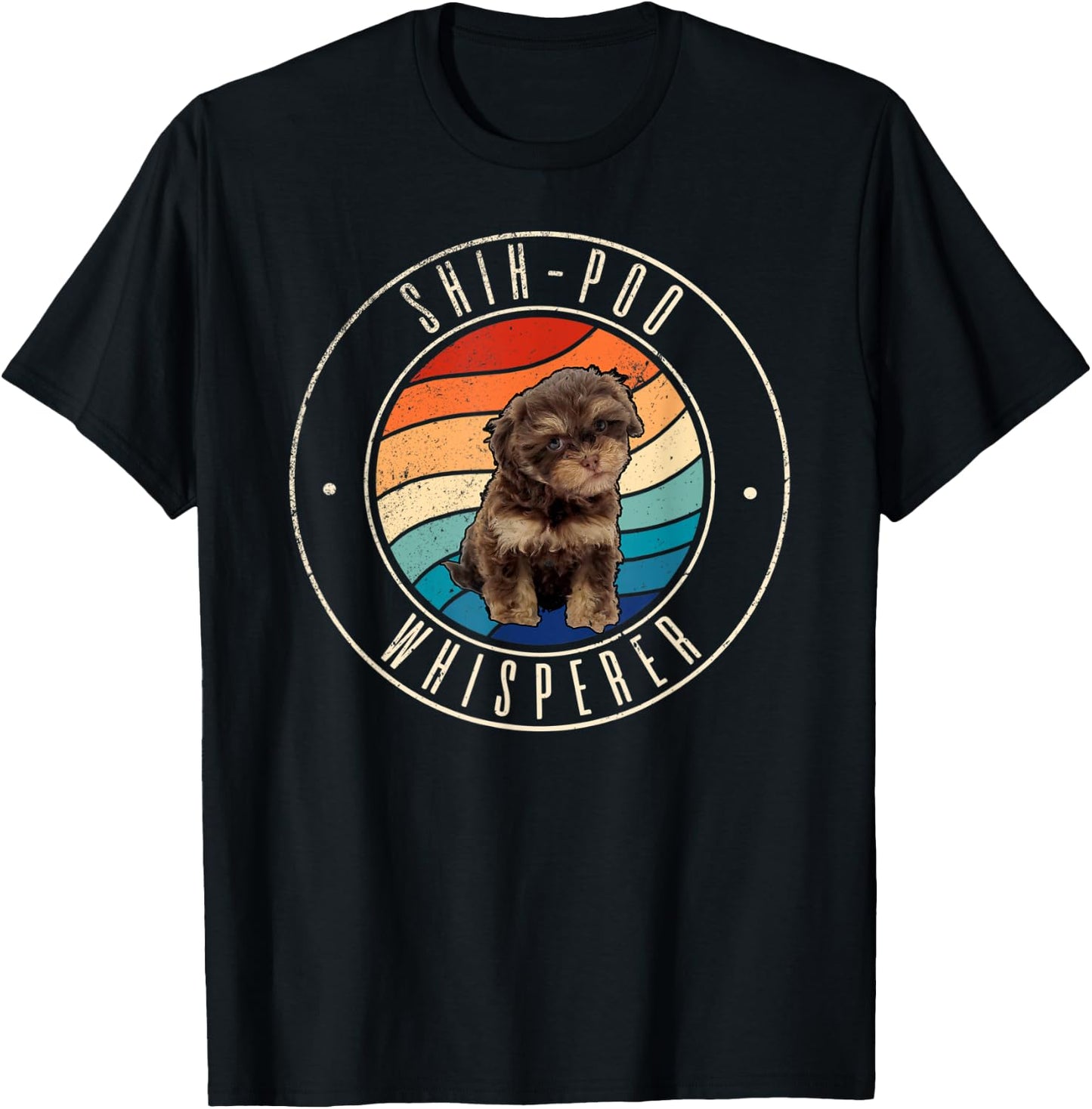 Shih-Poo Whisperer T-Shirt - T-Shirt | Black