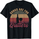 Corks Are For Quitters Wine Bottle Wine Glass T-Shirt - T-Shirt | Black