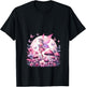 Enchanted Forest Fantasy Fairy Mystical Butterfly & Floral V-Neck T-Shirt - T-Shirt | Black