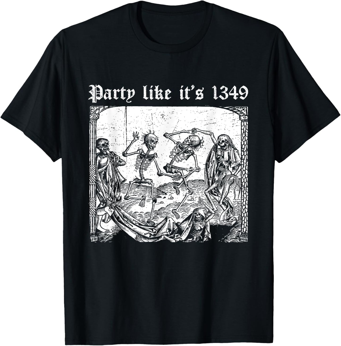 Party like it's 1349 | BLACK DEATH EUROPEAN TOUR Plague Rat T-Shirt - T-Shirt | Black