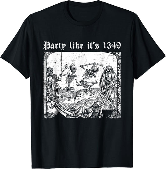 Party like it's 1349 | BLACK DEATH EUROPEAN TOUR Plague Rat T-Shirt - T-Shirt | Black