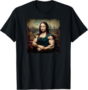 Mona Lisa Gym T-Shirt - T-Shirt | Black