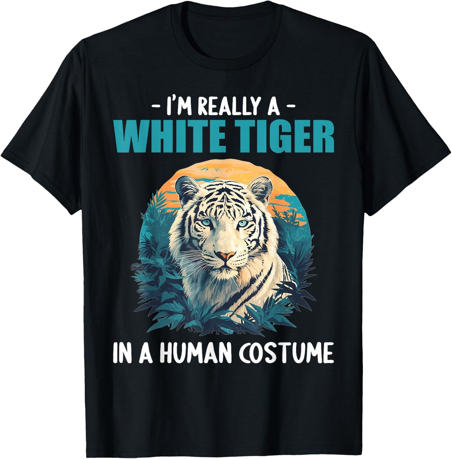 White Tigers White Tiger T-Shirt - T-Shirt | Black
