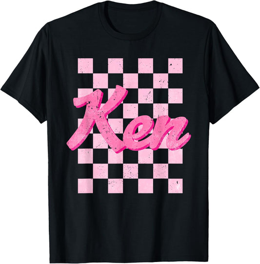 I Love Ken Personalized Classic Art Last Name Apparel T-Shirt - T-Shirt | Black