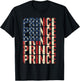Prince American Flag Distressed Patriotic T-Shirt - T-Shirt | Black
