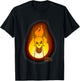 The Grim Adventures of Billy and Mandy Grim On Fire Big Logo T-Shirt - T-Shirt | Black