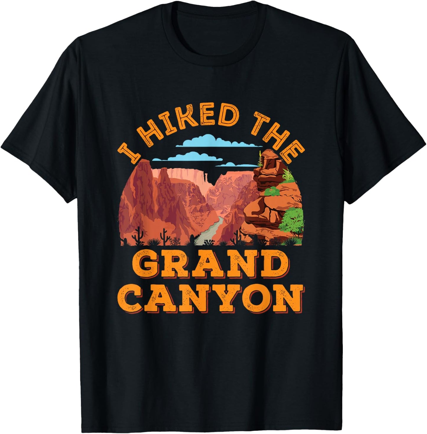 Grand Canyon Hiking T-Shirt - T-Shirt | Black