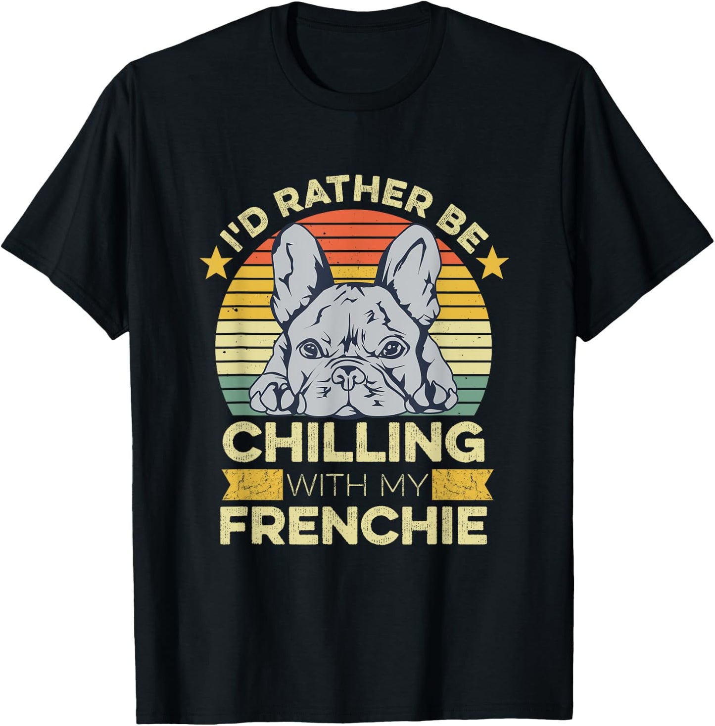 Frenchie Quote for a French Bulldog Owner T-Shirt - T-Shirt | Black