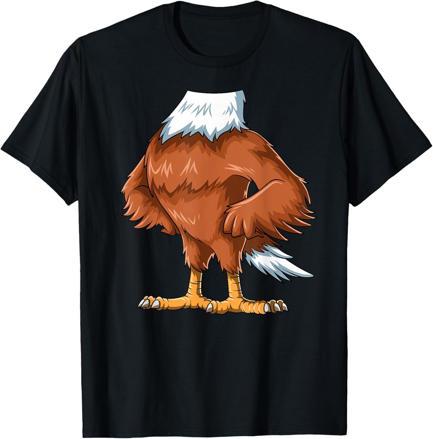 Easy Eagle Costume Eagle Body Headless Eagle Costume T-Shirt - T-Shirt | Black