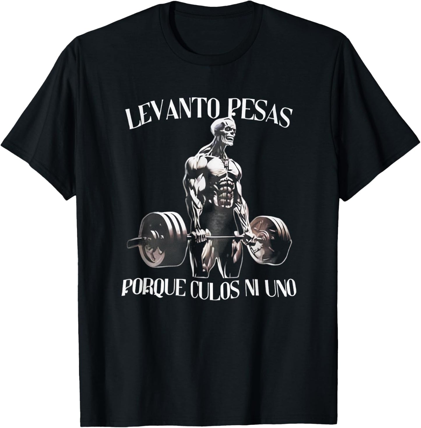 Levantando Pesas fierros por qué culos no levanto ni uno T-Shirt - T-Shirt | Black