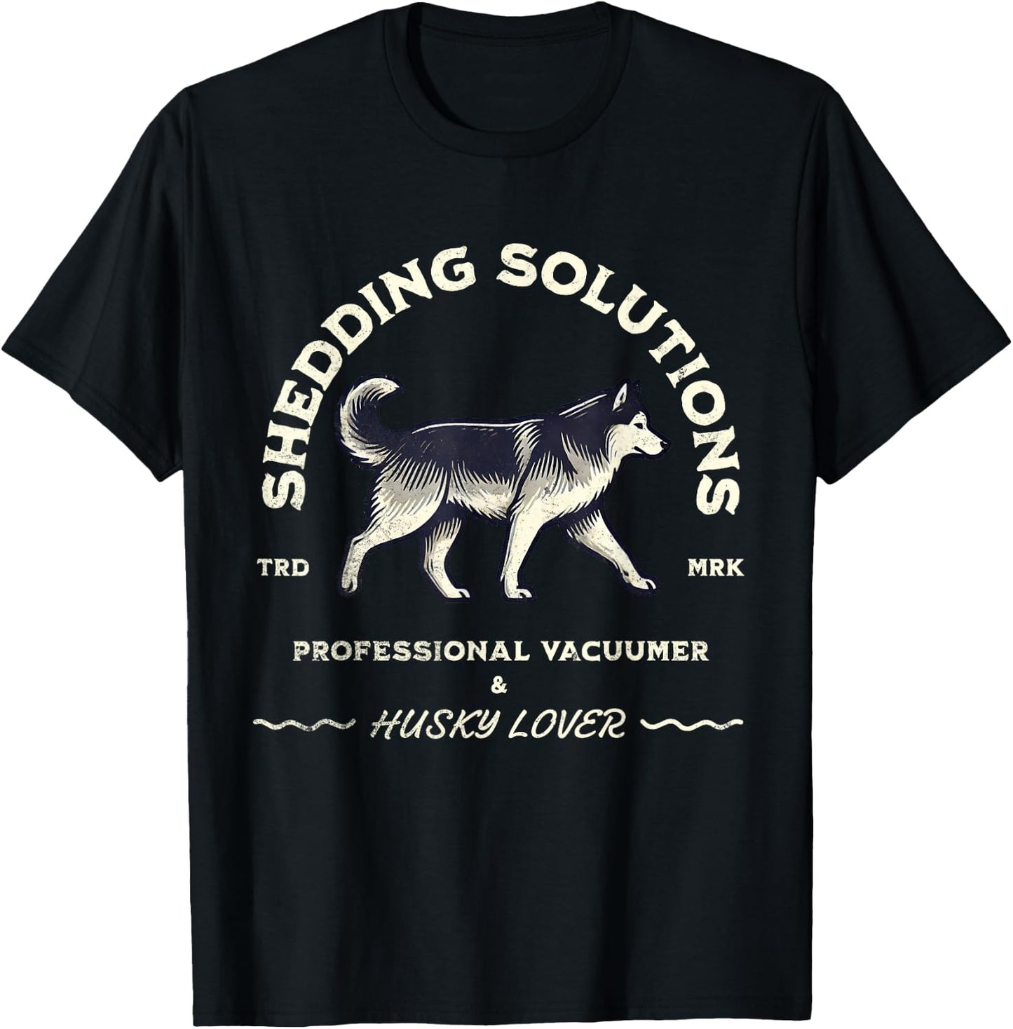 Siberian Husky Funny Husky Lover T-Shirt - T-Shirt | Black