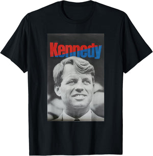 Robert F. Kennedy Campaign Poster T-Shirt - T-Shirt | Black