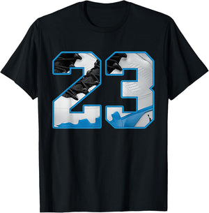 Number 23 Powder Blue 9s Loser Lover Matching T-Shirt - T-Shirt | Black