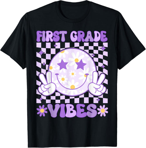 Groovy First Grade Vibes Back to School 1st Grade Teacher