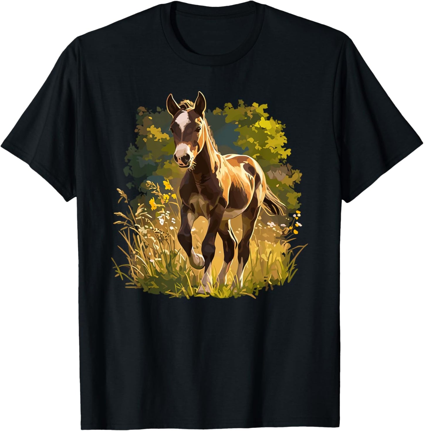 Horses Horse T-Shirt - T-Shirt | Black