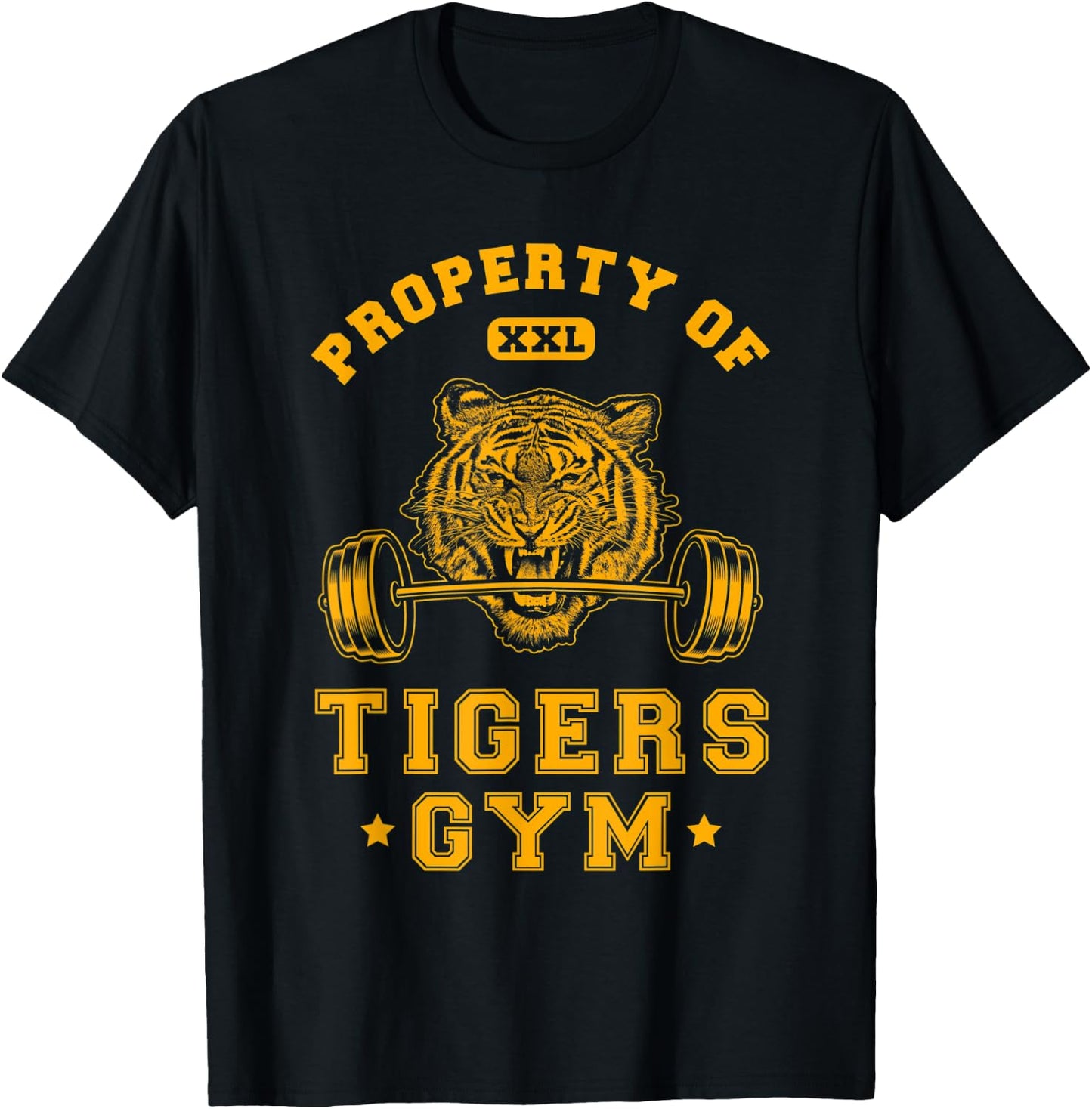 Tigers Gym T-Shirt - T-Shirt | Black