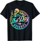 Have The Day You Deserve Skeleton Tie Dye Motivational Quote T-Shirt - T-Shirt | Black