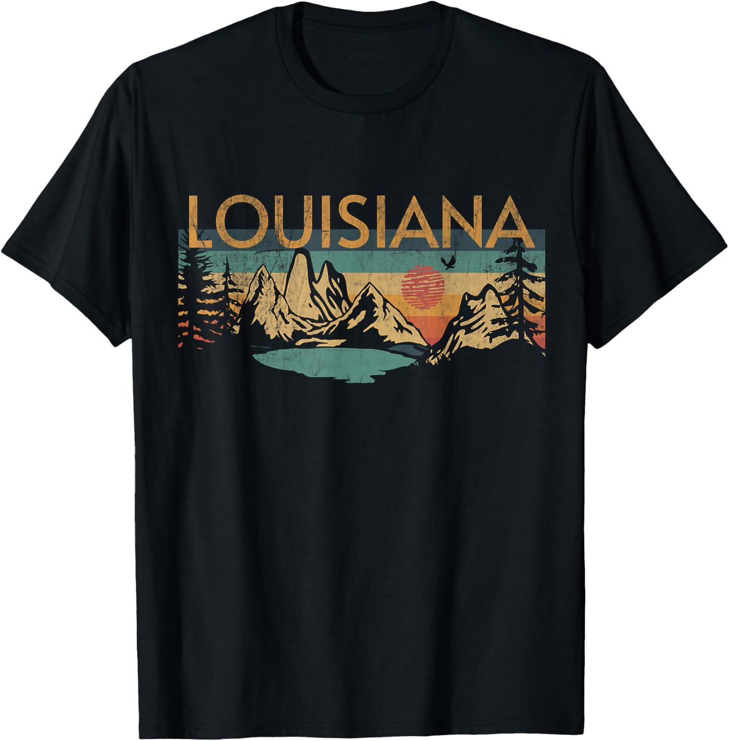 Louisiana T-Shirt - T-Shirt | Black