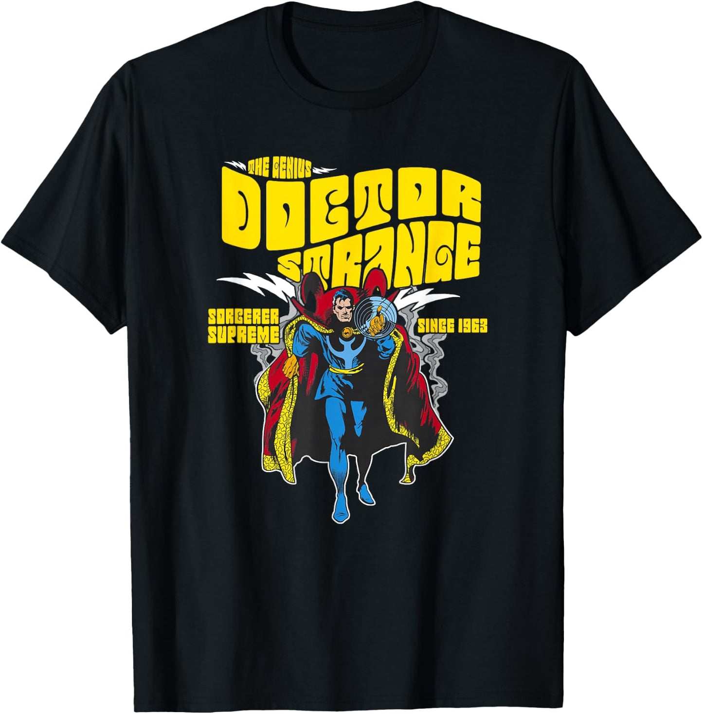 Marvel Avengers Doctor Strange Vintage Retro Comic 1963 T-Shirt - T-Shirt | Black